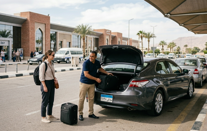 Private transfer from Luxor Airport to the hotel