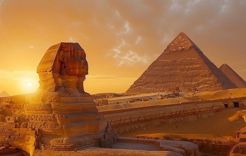 Full-Day : Explore the Pyramids, Sphinx & Egyptian Museum