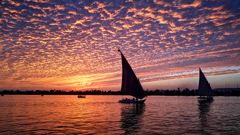 Aswan Felucca Ride on the Nile at Sunset